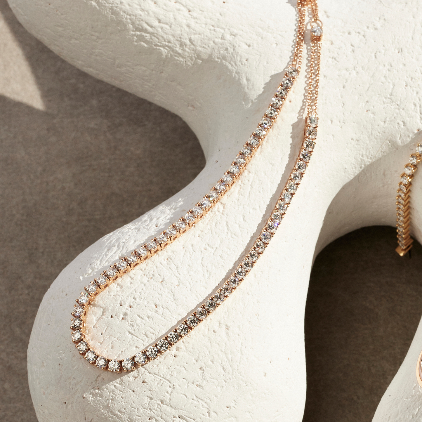 Riviera Diamond Tennis Necklace