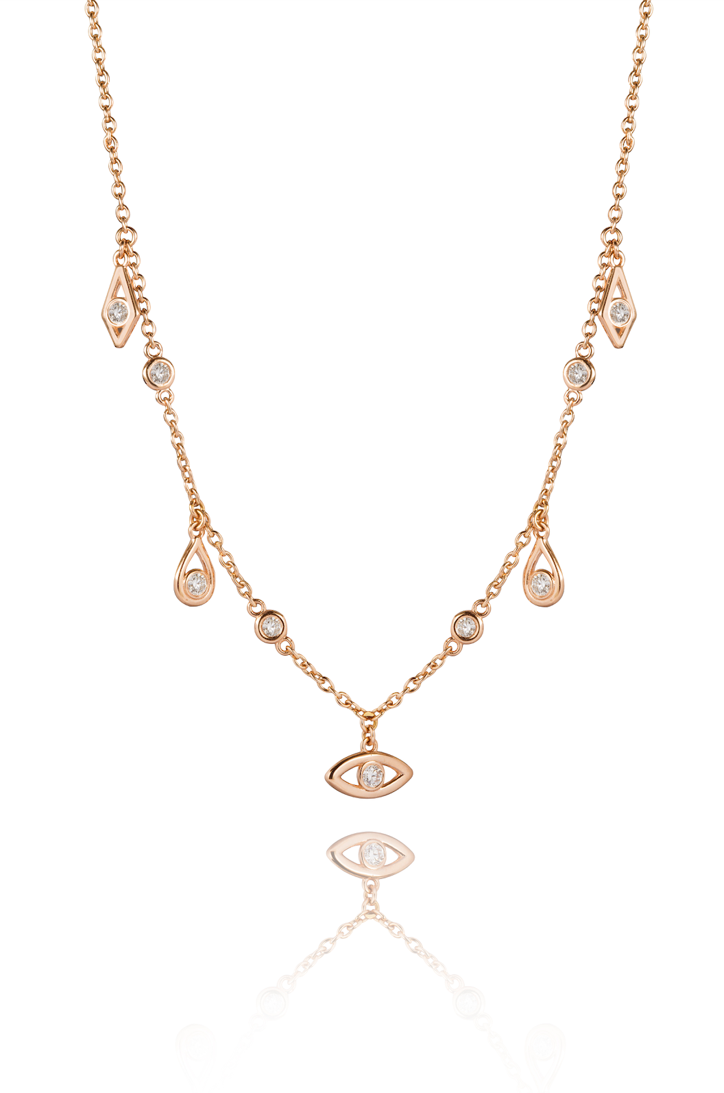 Gold and Diamond Bohemia Necklace