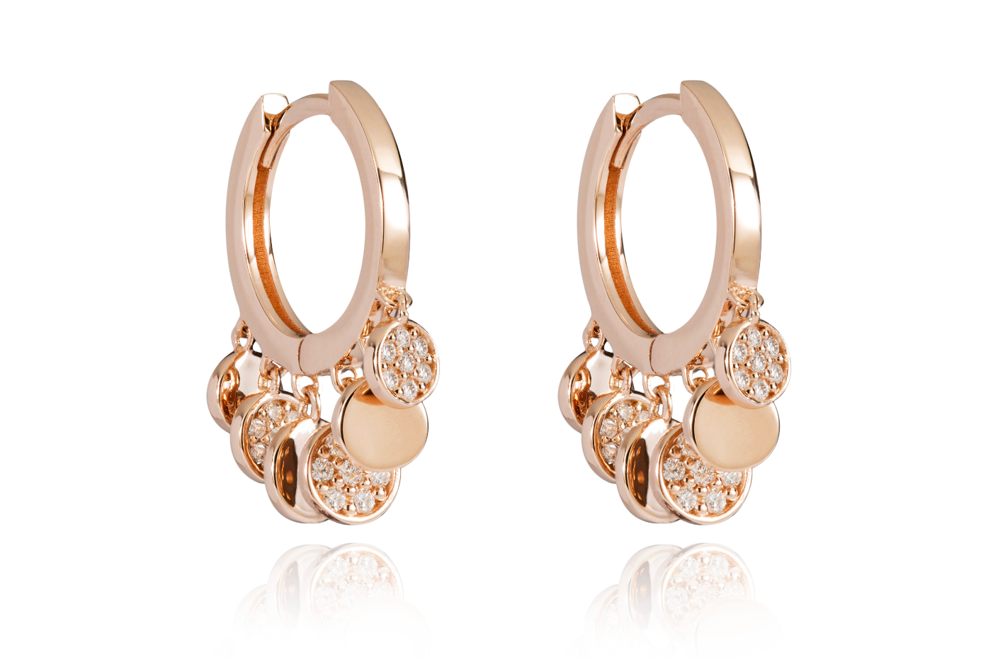 Shimmering Hoop Earrings