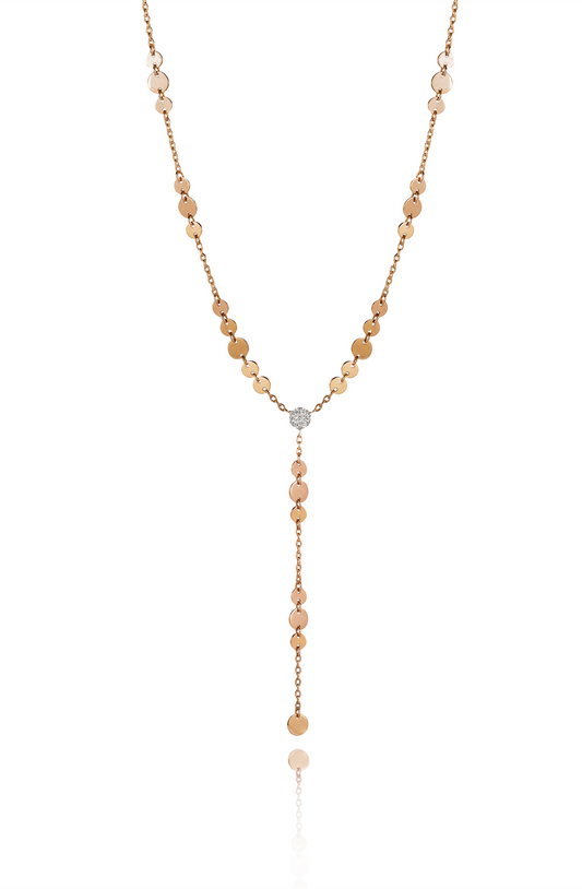Diamond Y Necklace