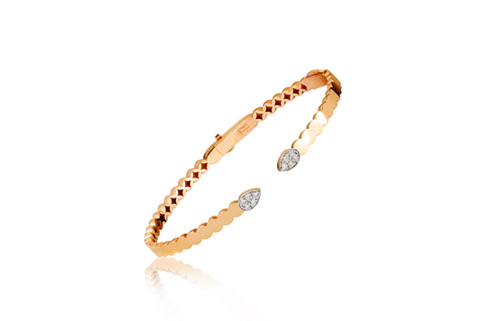 Gold and Diamond Bangle