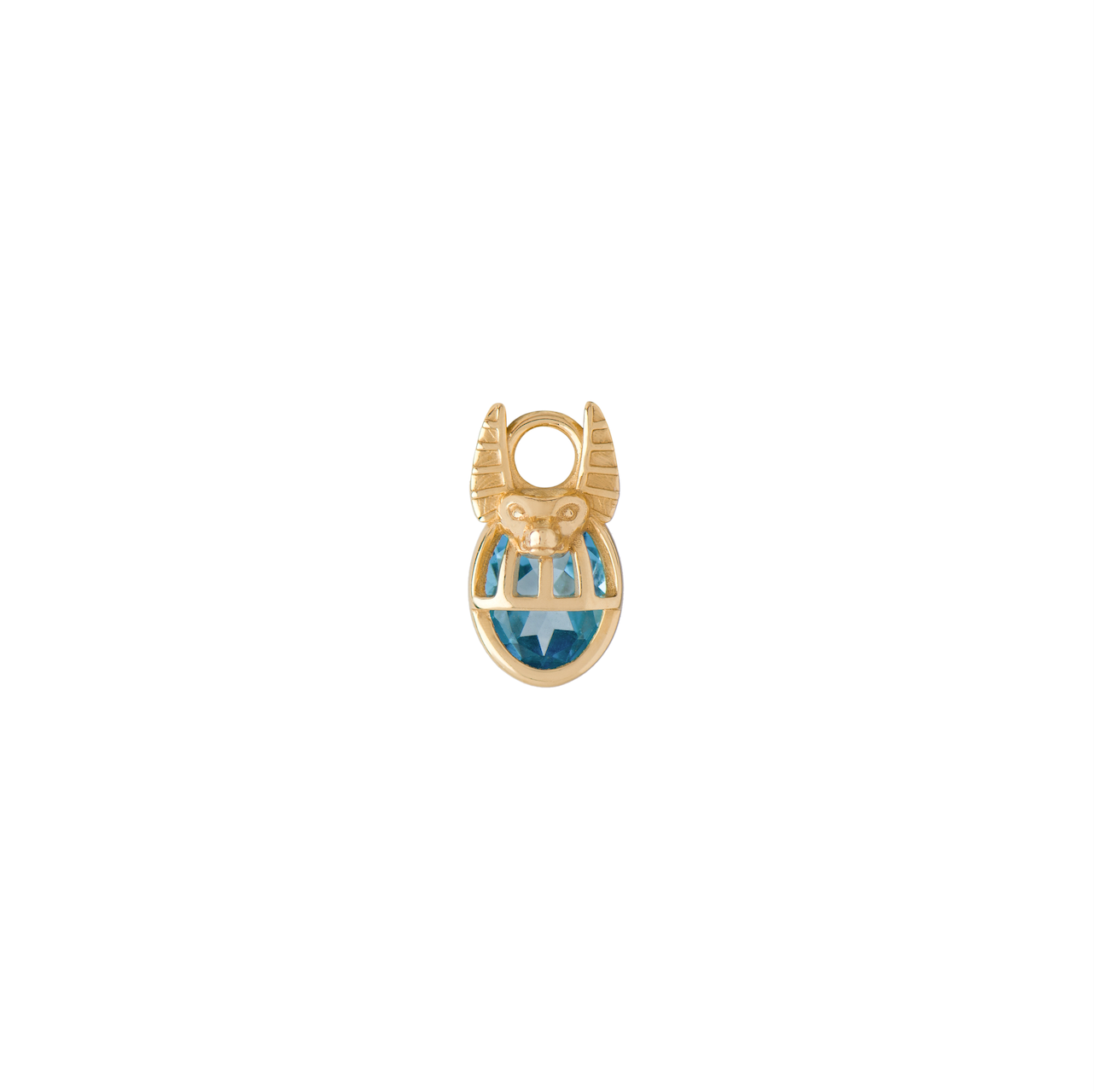 Aquarius Blue Topaz Capsule Pendant