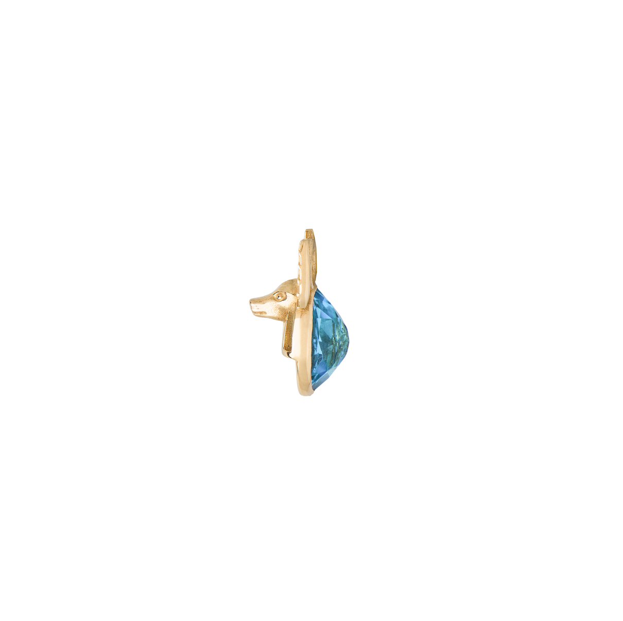Aquarius Blue Topaz Capsule Pendant