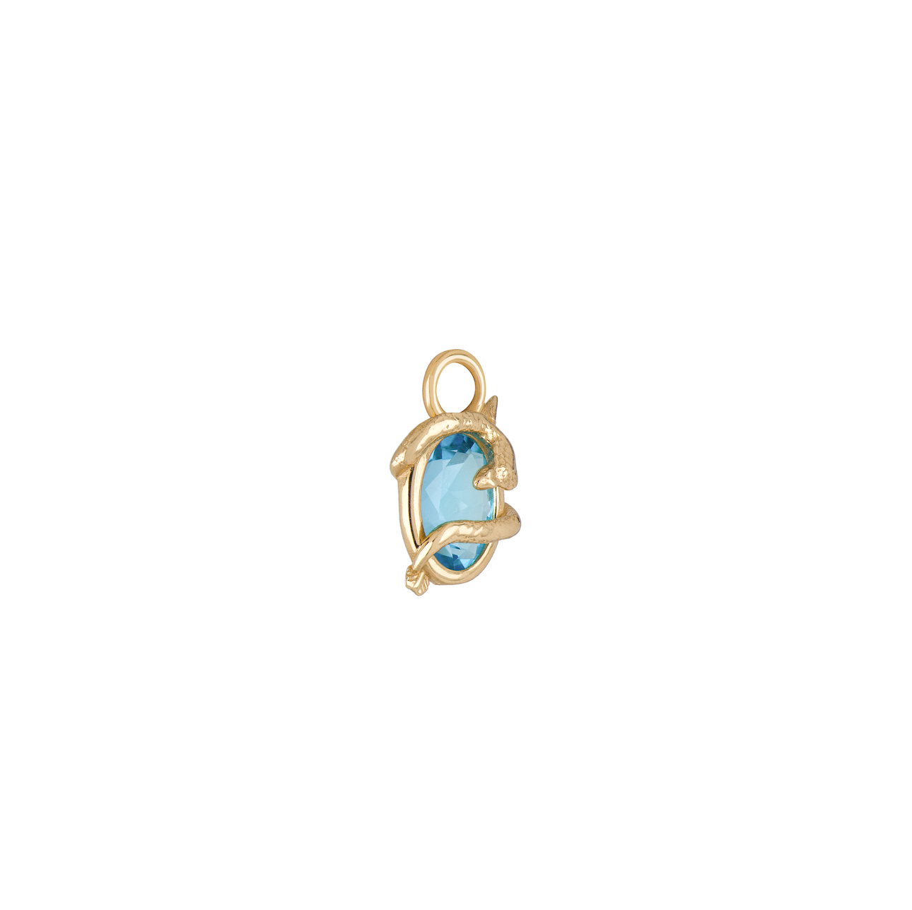 Sagittarius Capsule Pendant with Blue Topaz