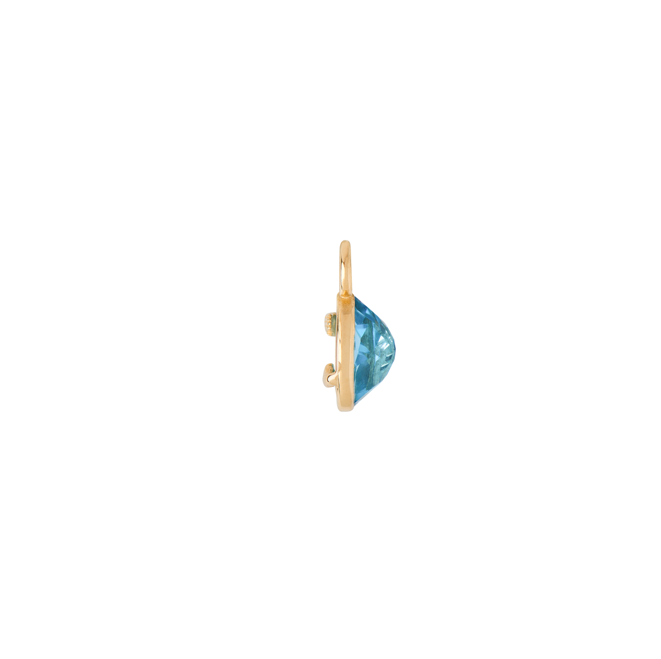 Sagittarius Capsule Pendant with Blue Topaz