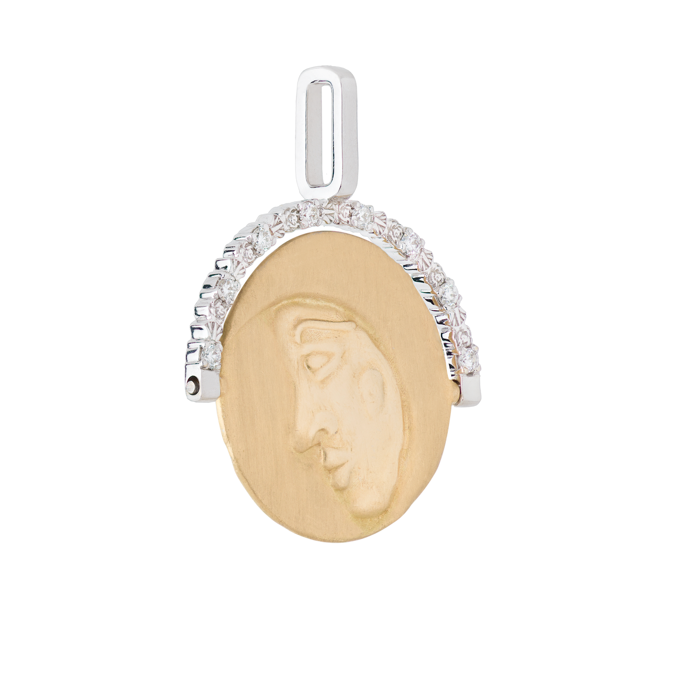 Sun and Moon Coin Pendant