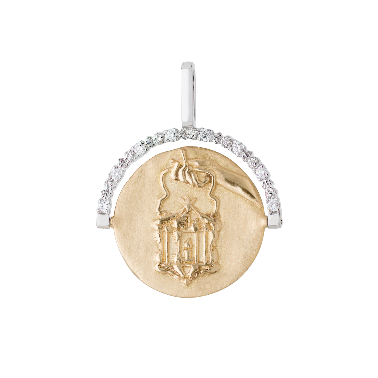 Lover and Hermit Coin Pendant