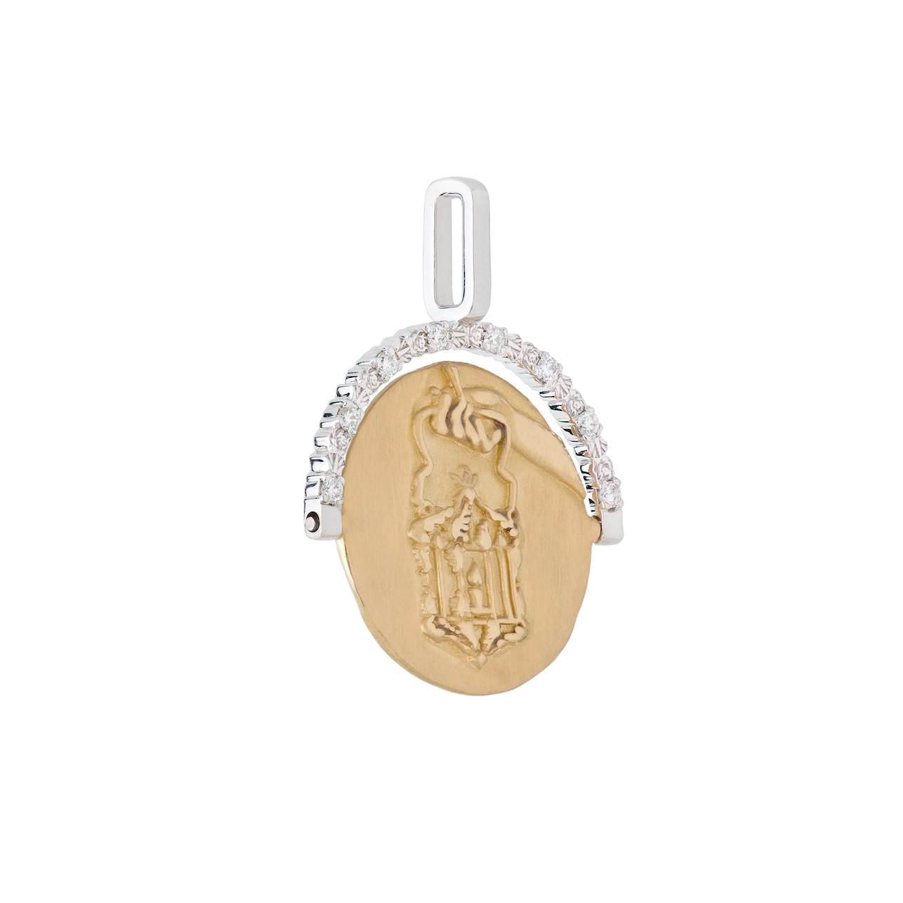 Lover and Hermit Coin Pendant