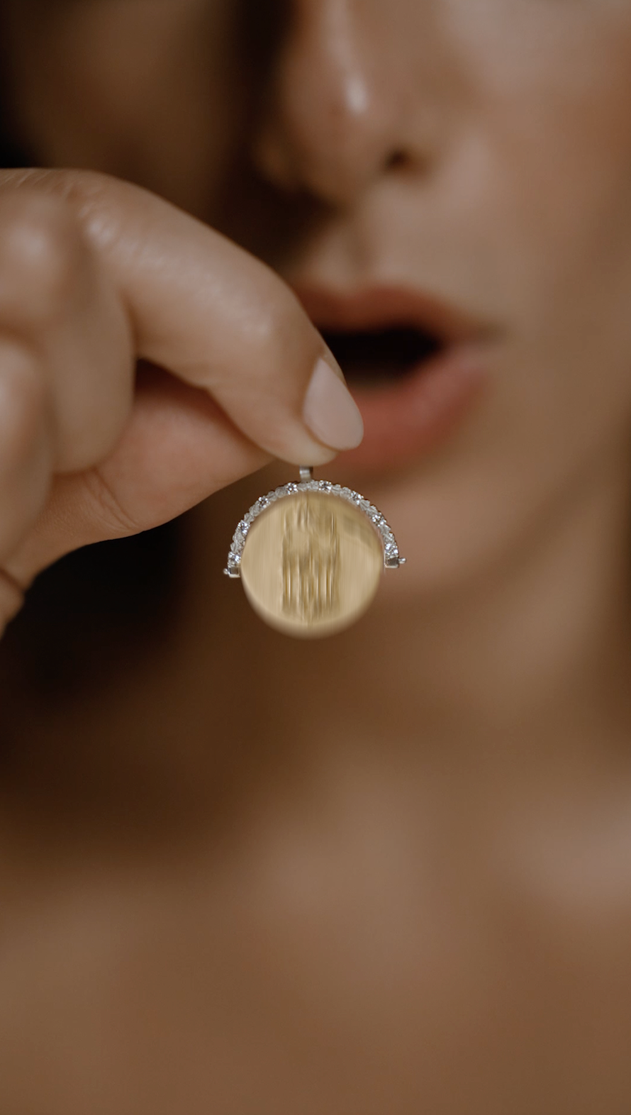 Lover and Hermit Coin Pendant