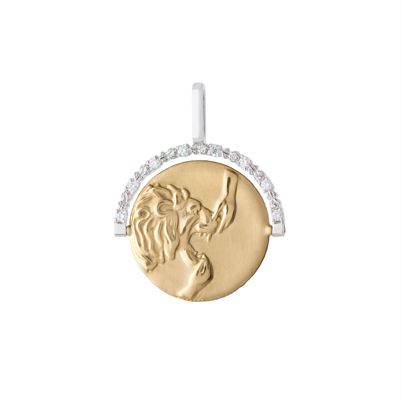 Tower and Strength Coin Pendant