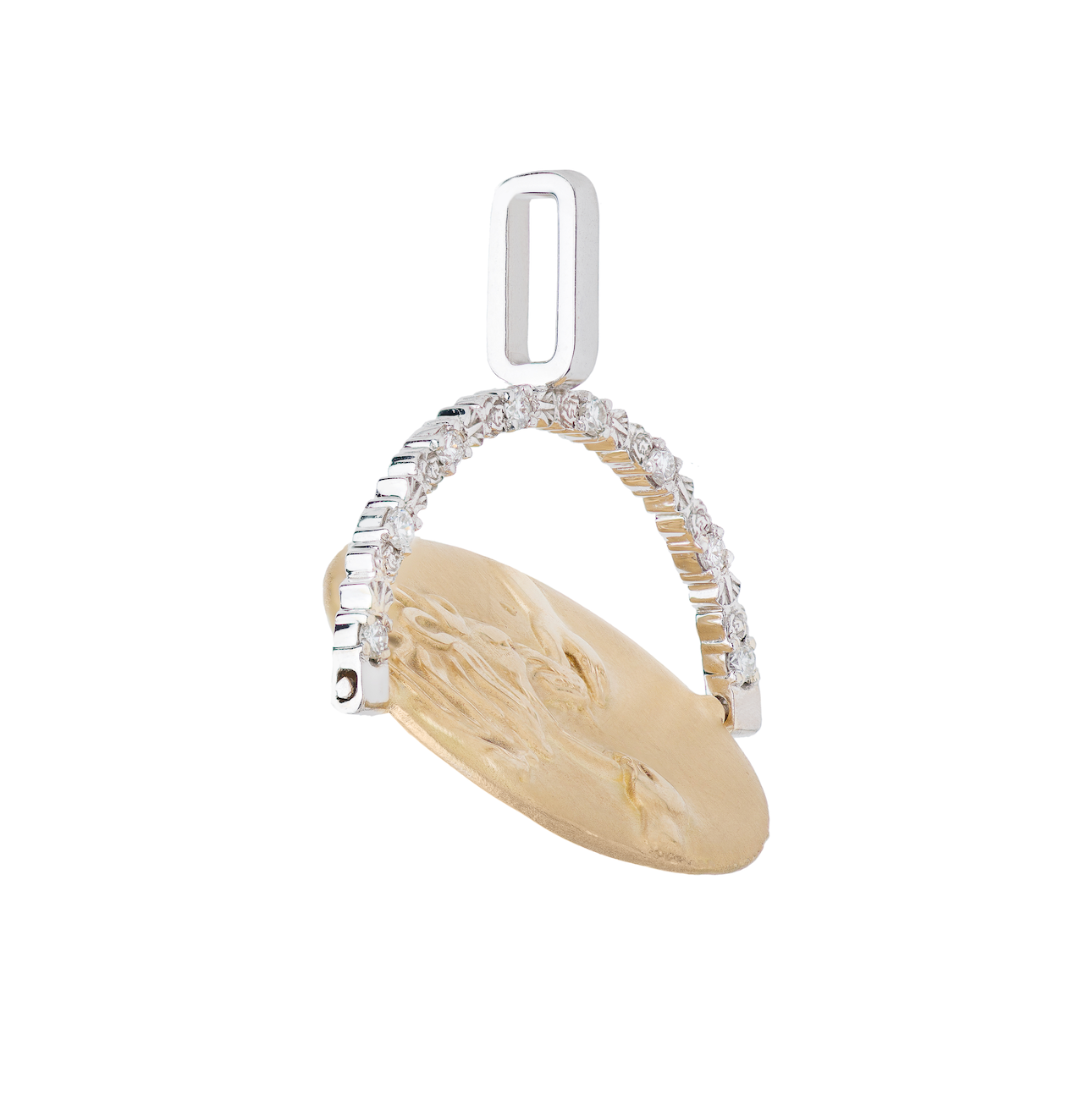 Tower and Strength Coin Pendant