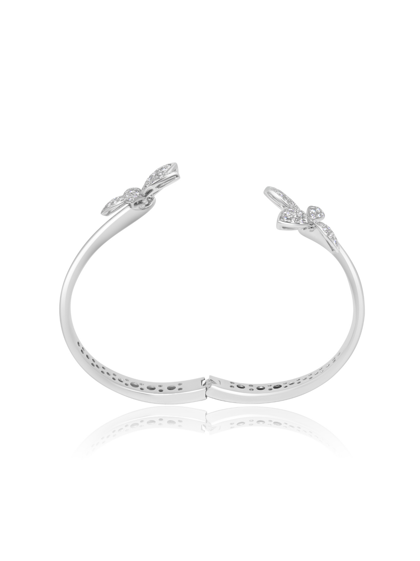 Diamond Flower Bangle