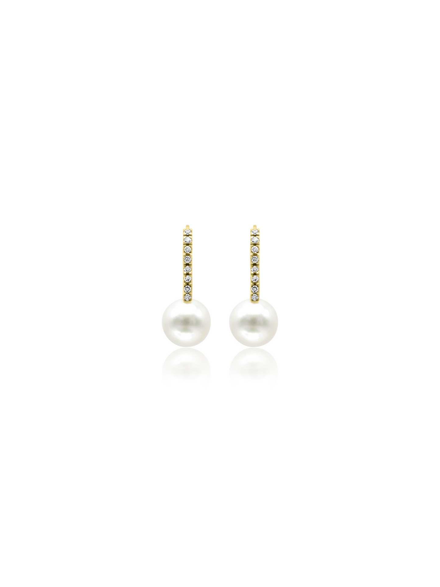 Pearl and Diamond Earrings