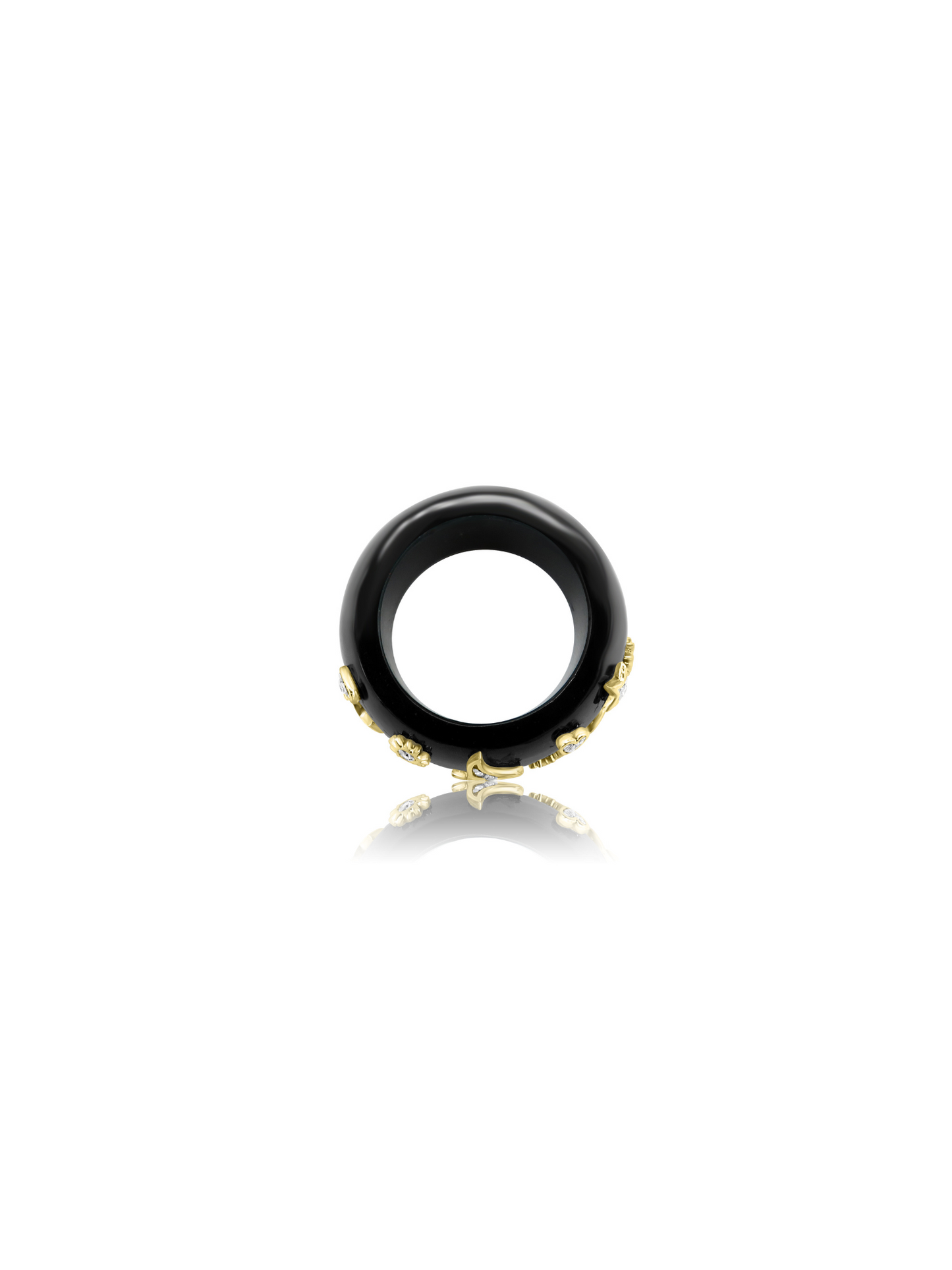 Cosmic Green Quartz Ring