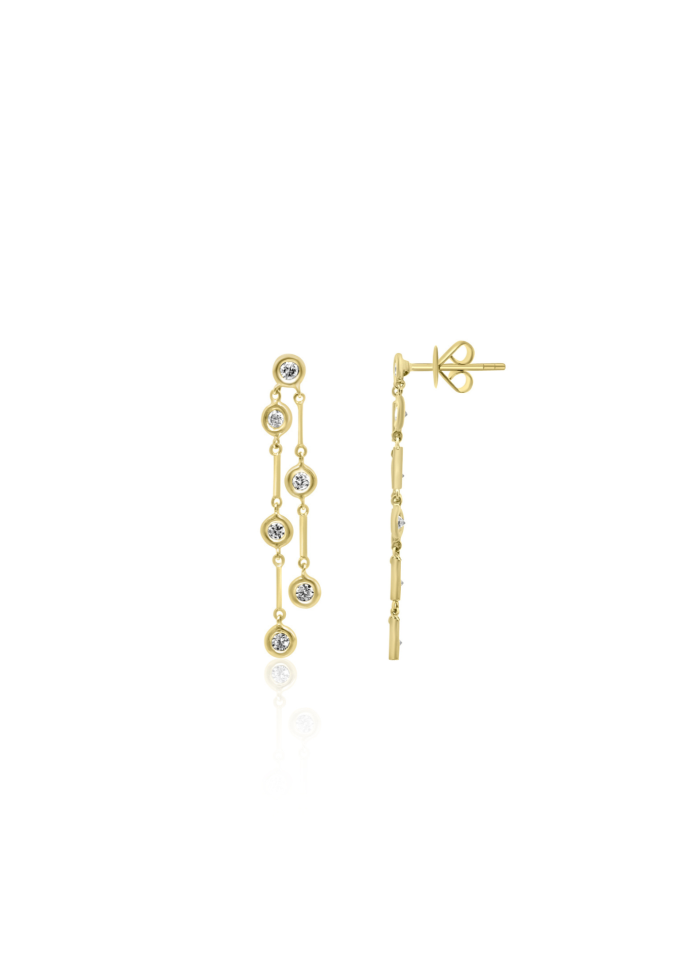 Diamond Drop Earrings
