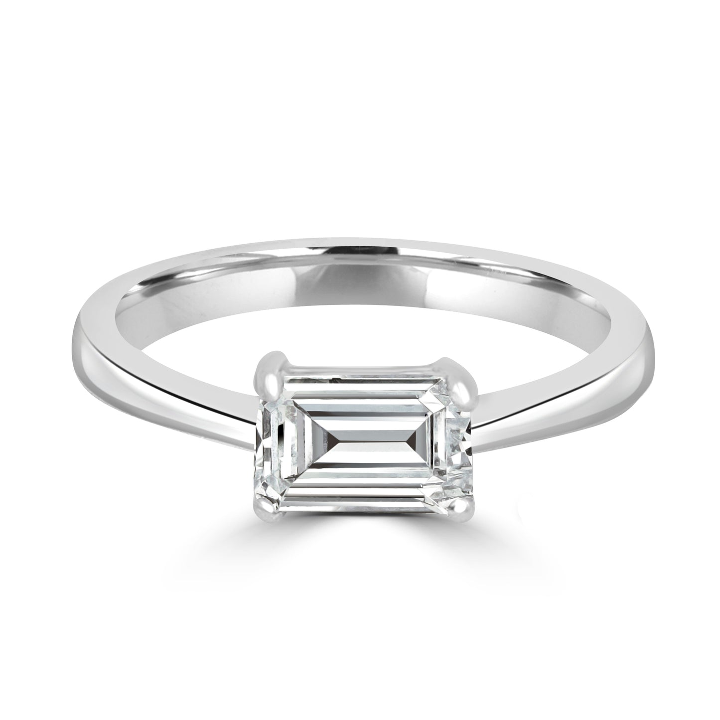 Gold Emerald Cut Ring