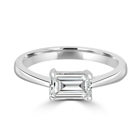 Gold Emerald Cut Ring