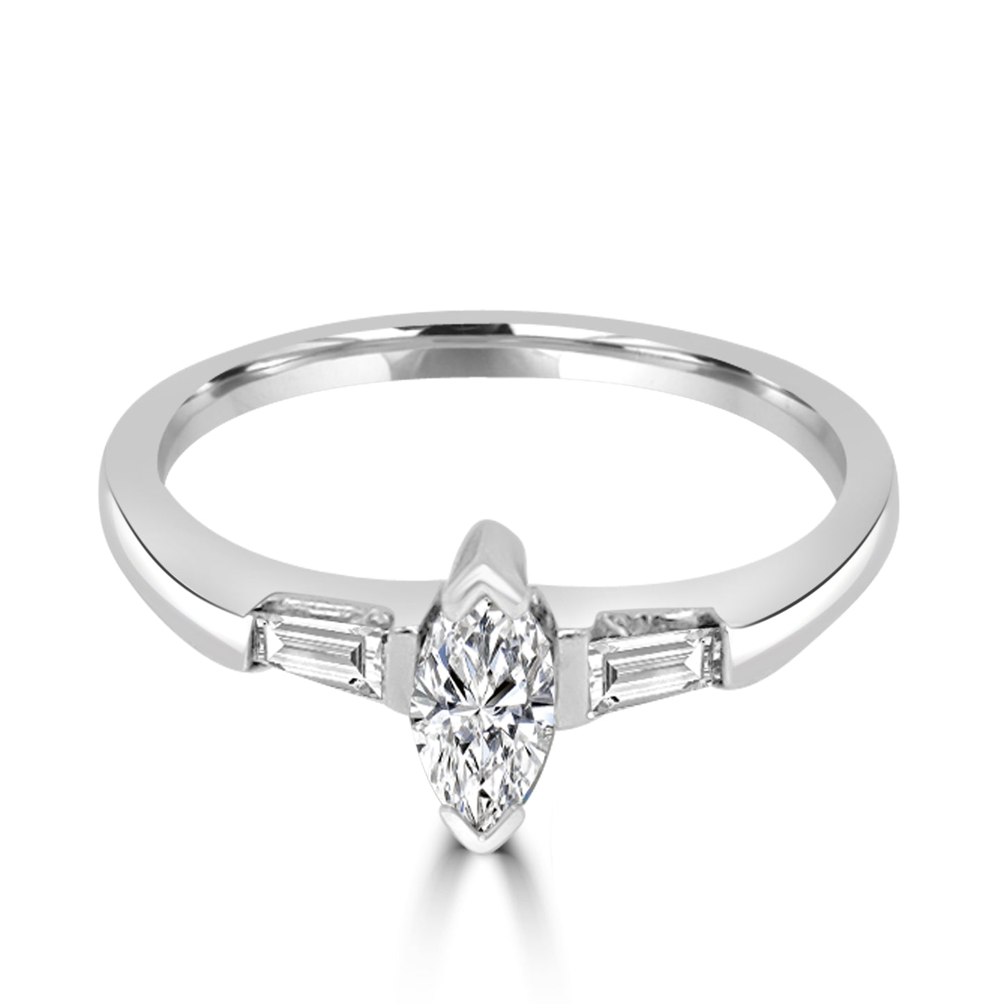 Gold and Diamond Engagement Ring