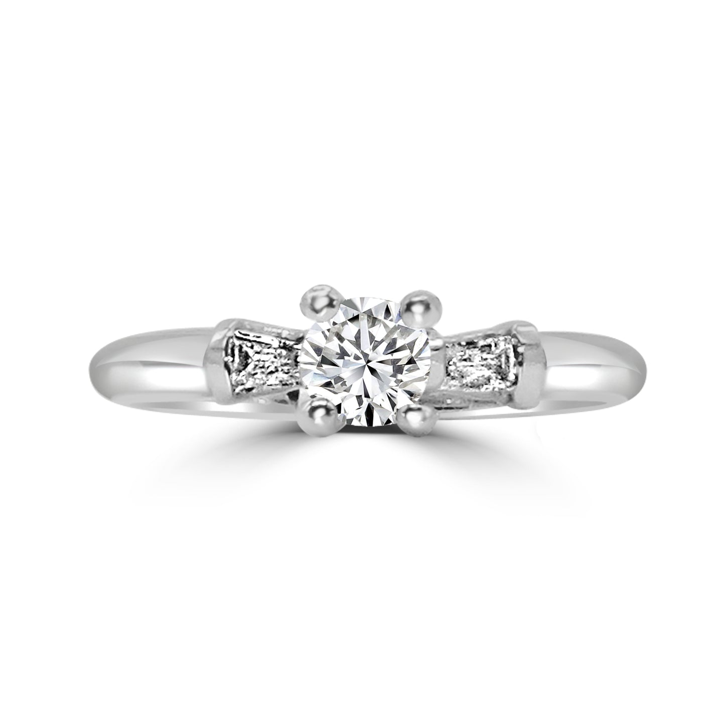Gold and Diamond Engagement Ring