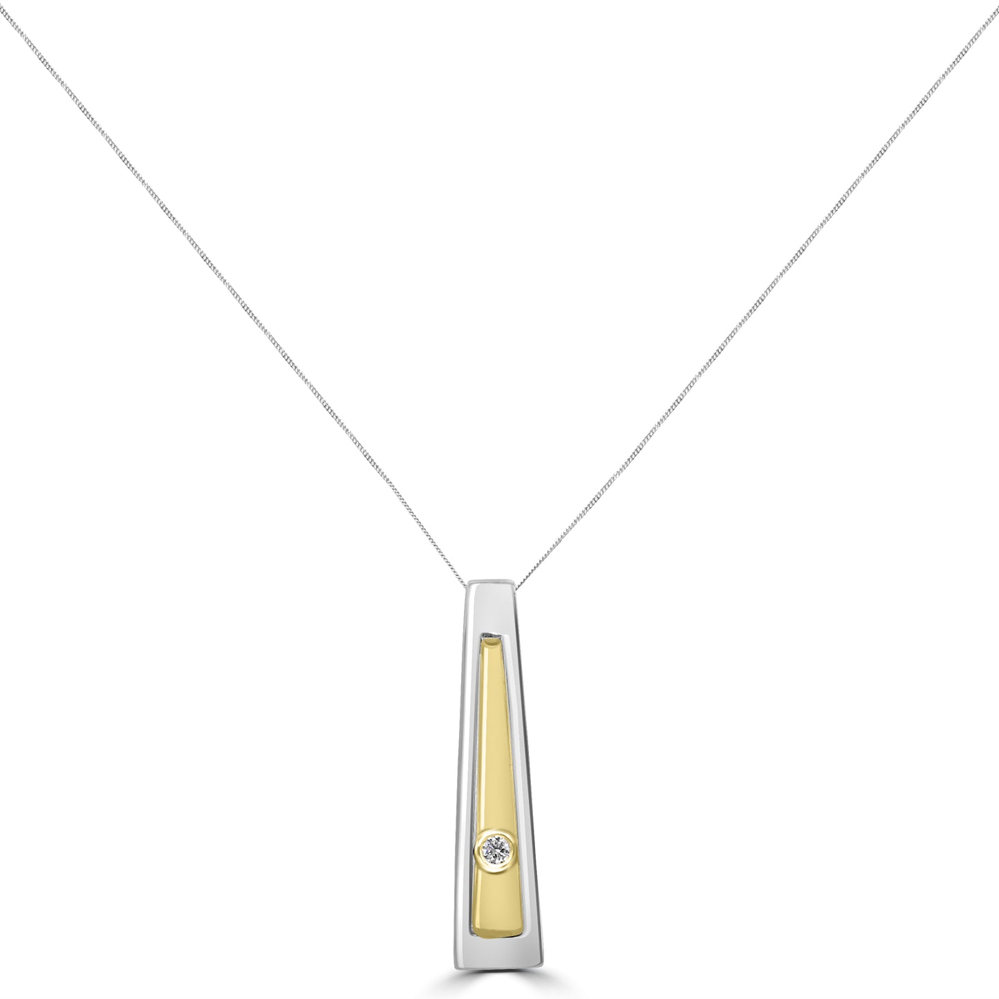 Gold long Pendant