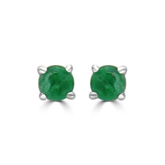 Emerald Stud Earrings