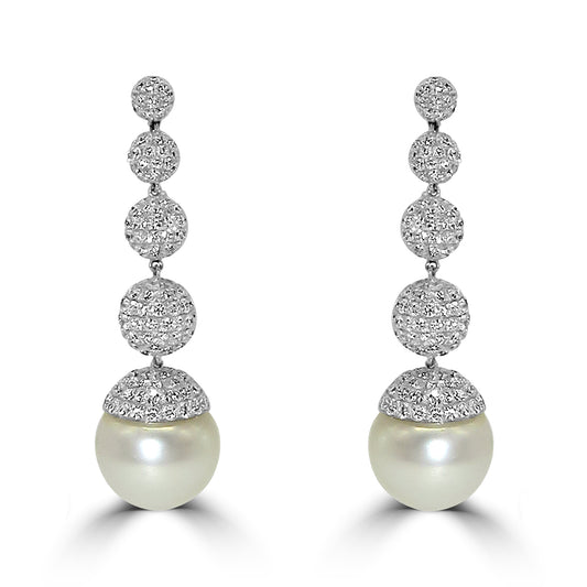 Long drop earrings