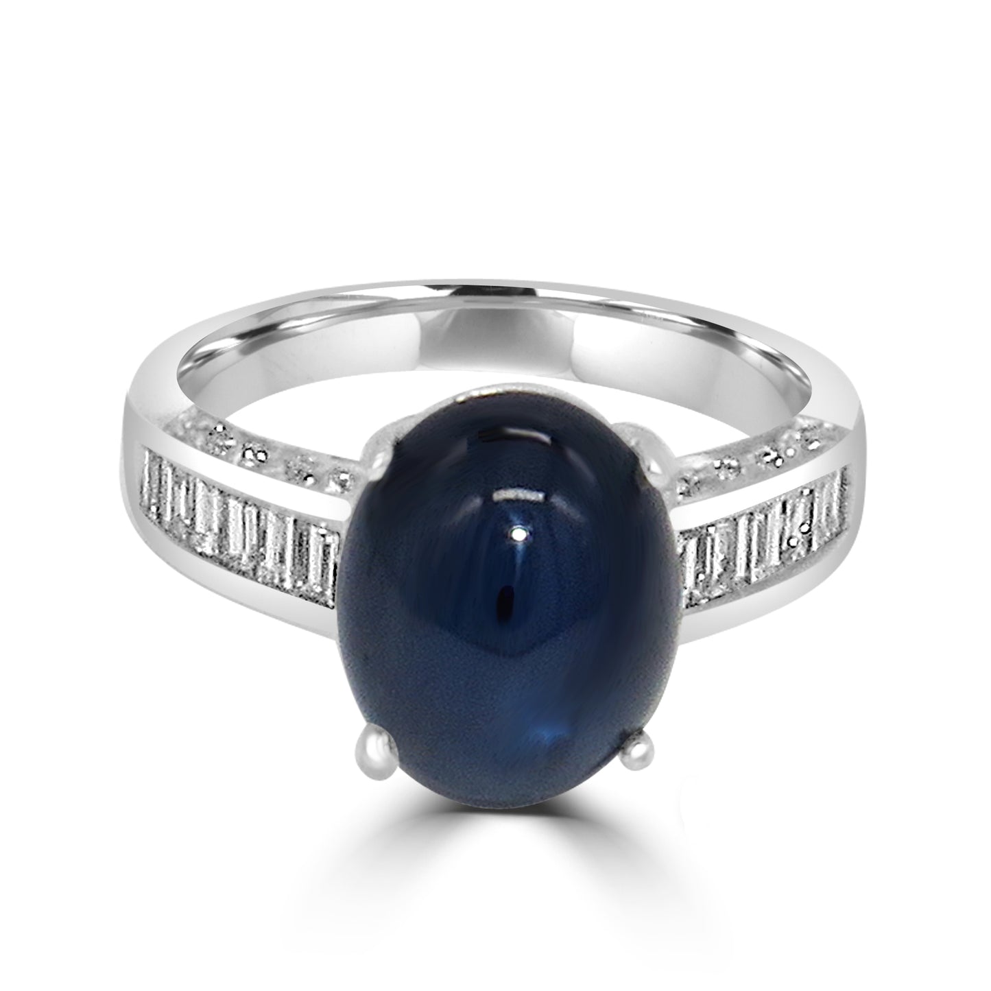 Sapphire and Diamond Ring