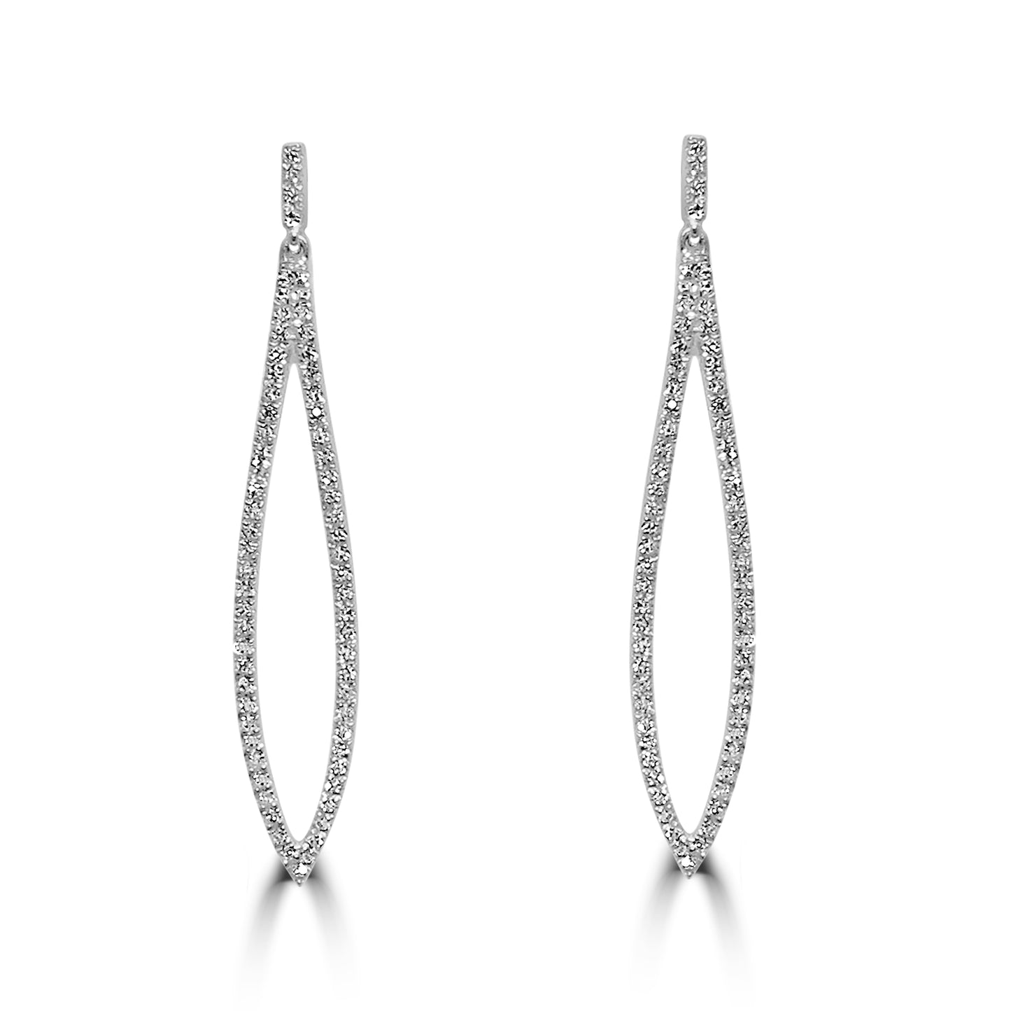 Long Diamond Earrings