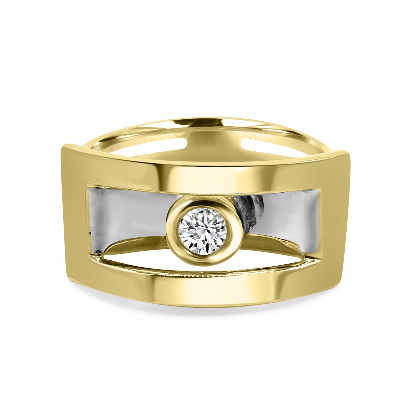 Gold and Diamond Ring