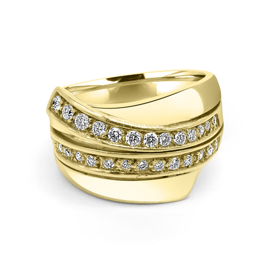 Diamond Triple Ring