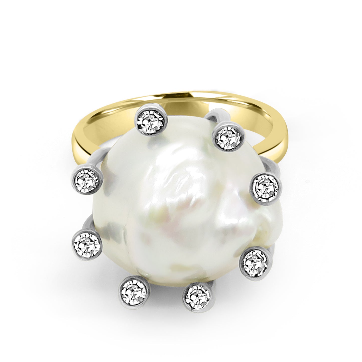 Pearl and Diamond Ring