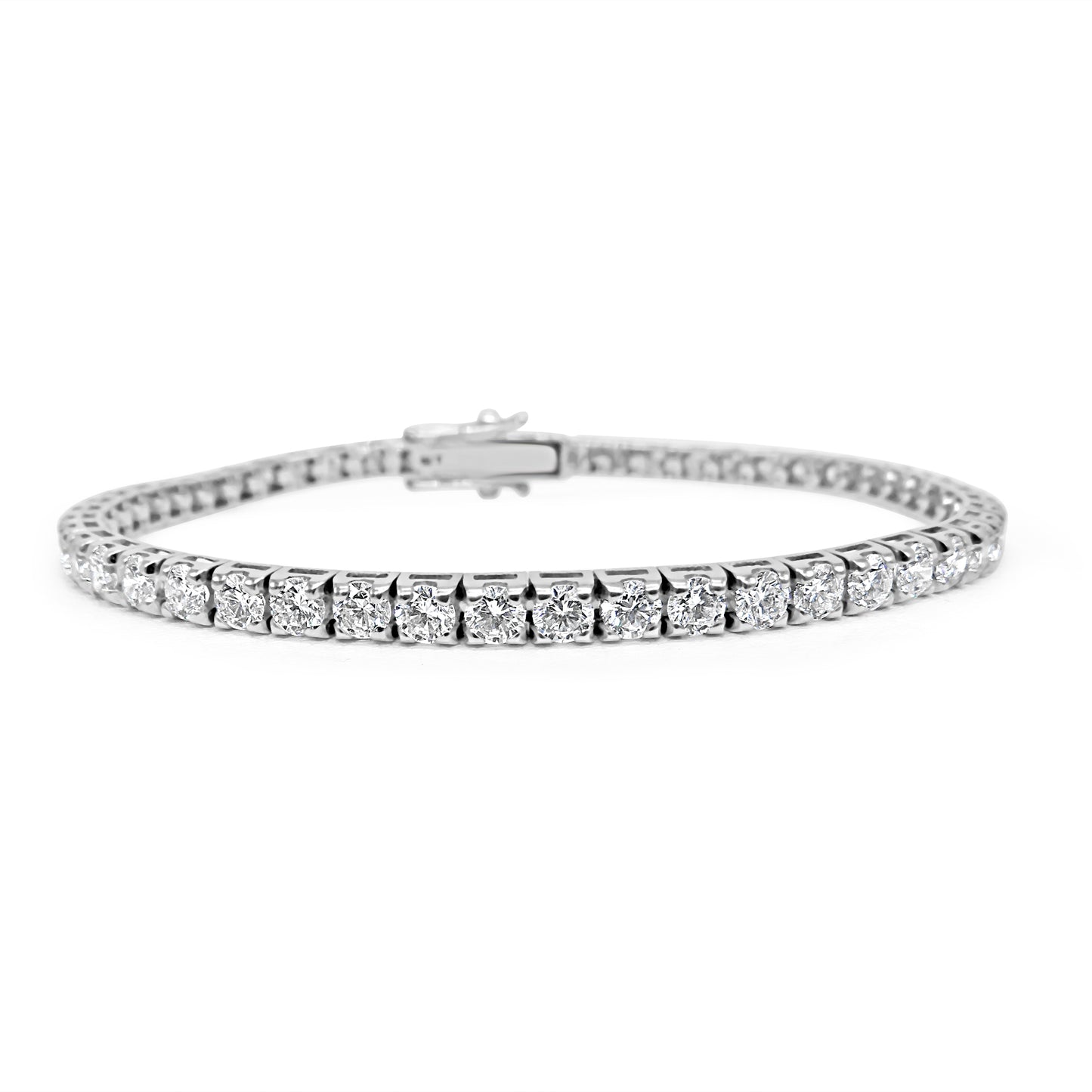 White gold diamond tennis bracelet