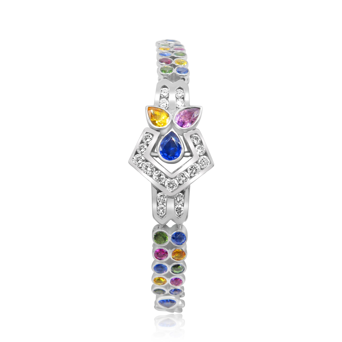 Diamond and Sapphire Bracelet