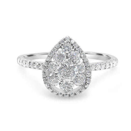 Diamond Oval Ring