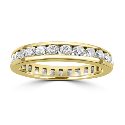 Yellow Gold Diamond Eternity Ring
