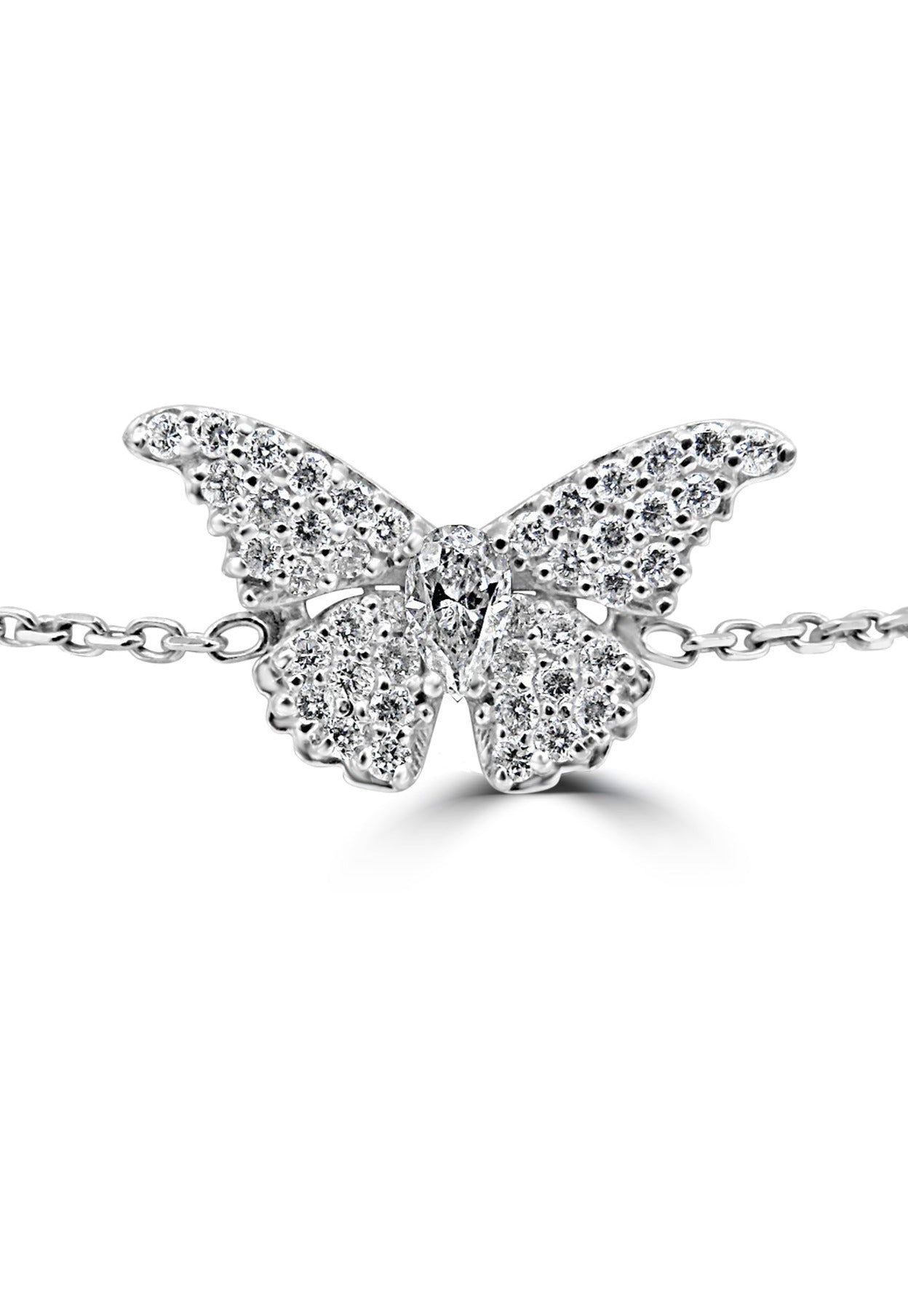 Diamond Butterfly Bracelet