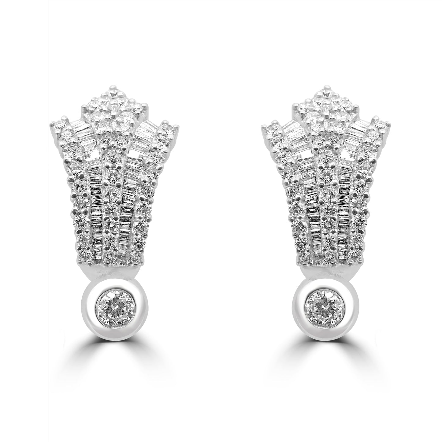 Diamond and Pearl detachable Earrings