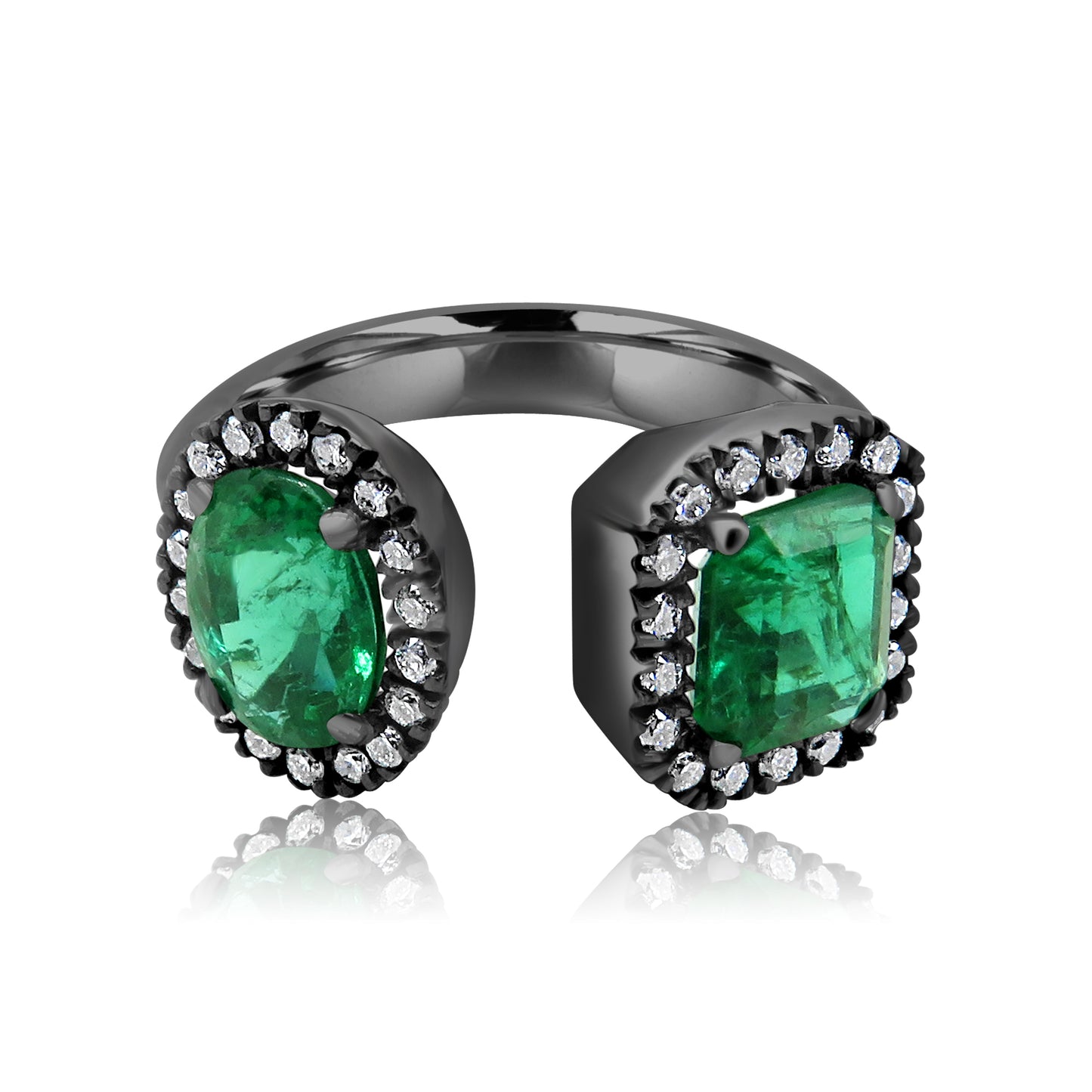 Emerald and Diamond Ring