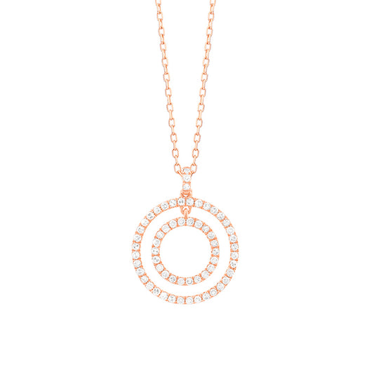 Circle Harmony Diamond Pendant