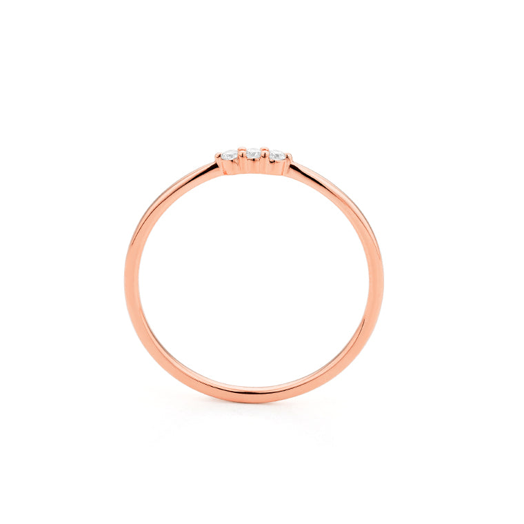 Minimalist Diamond Ring