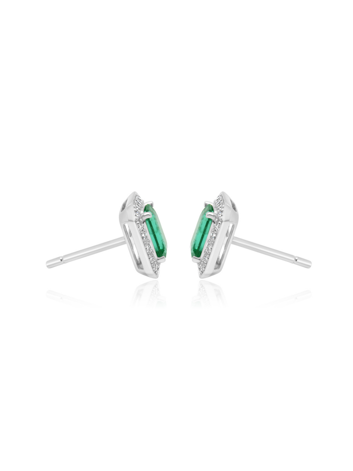 Emerald & Diamond Earrings