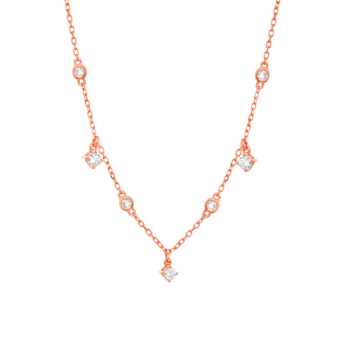 Diamond Stardrop Necklace