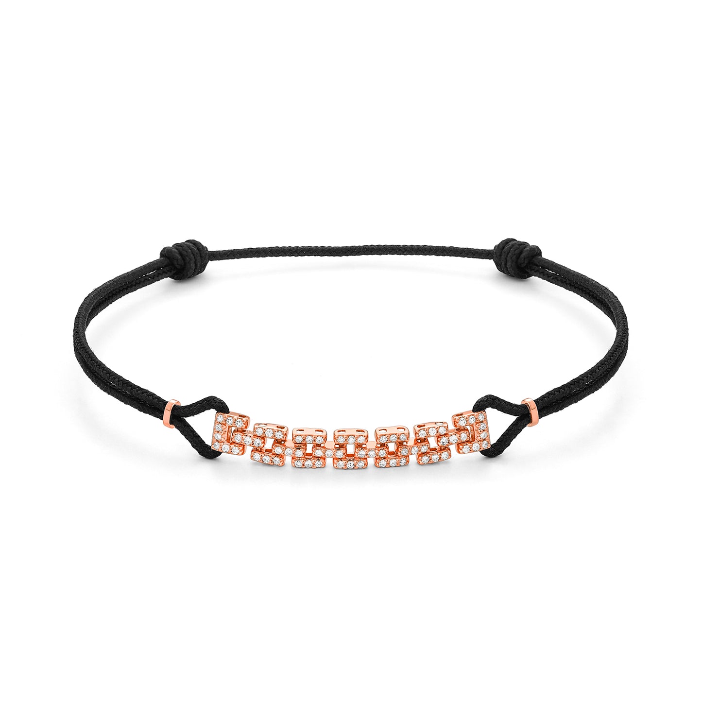 Chain Motif Diamond Bracelet