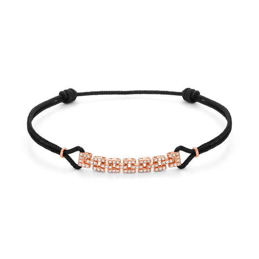 Chain Motif Diamond Bracelet