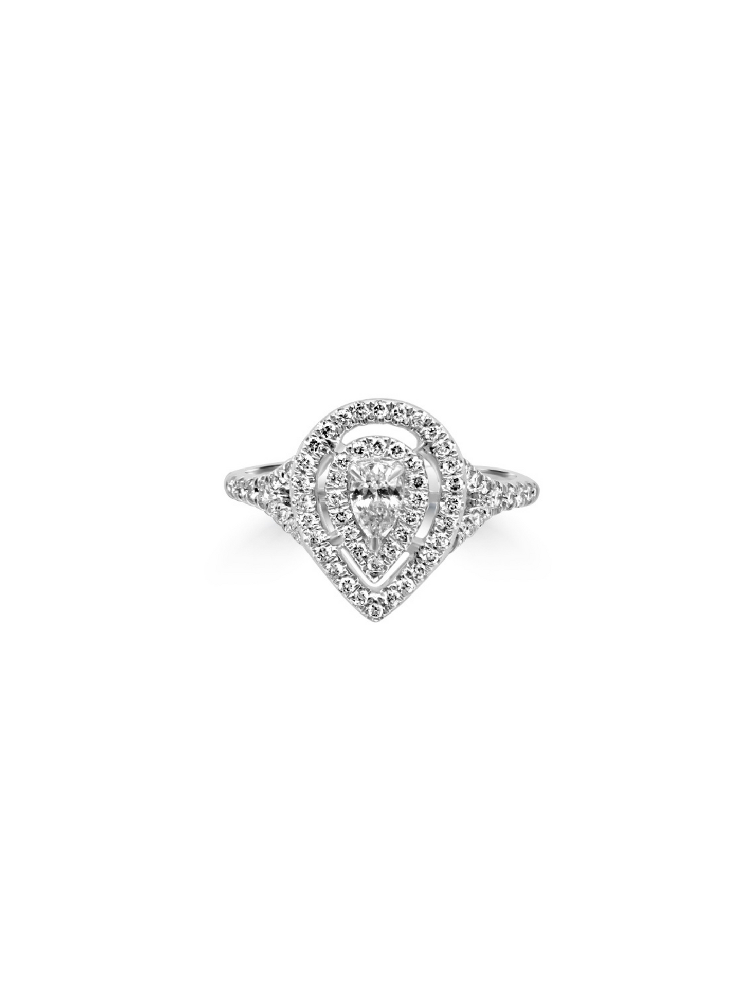 Pear Diamond Ring