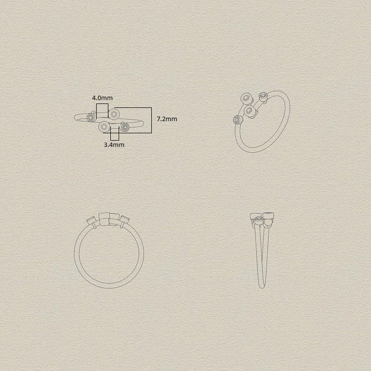 Diamond Star Ring