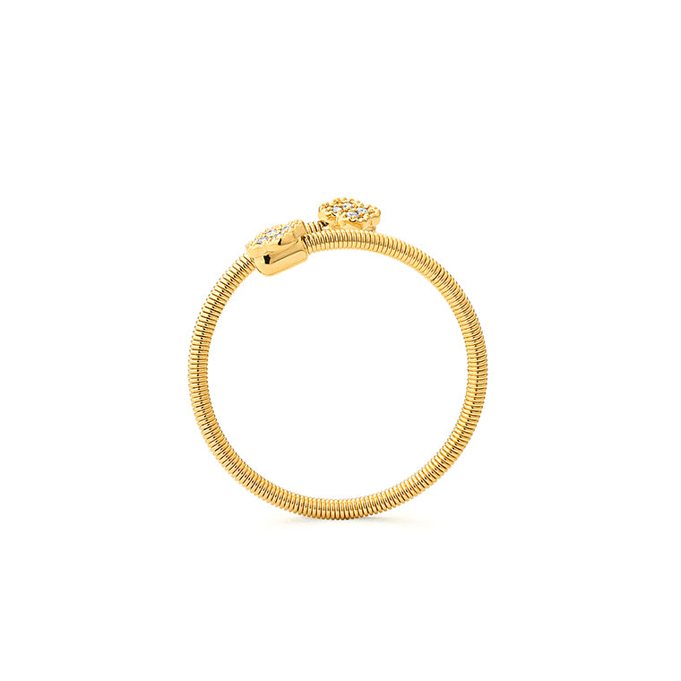 Diamond Floral Ring
