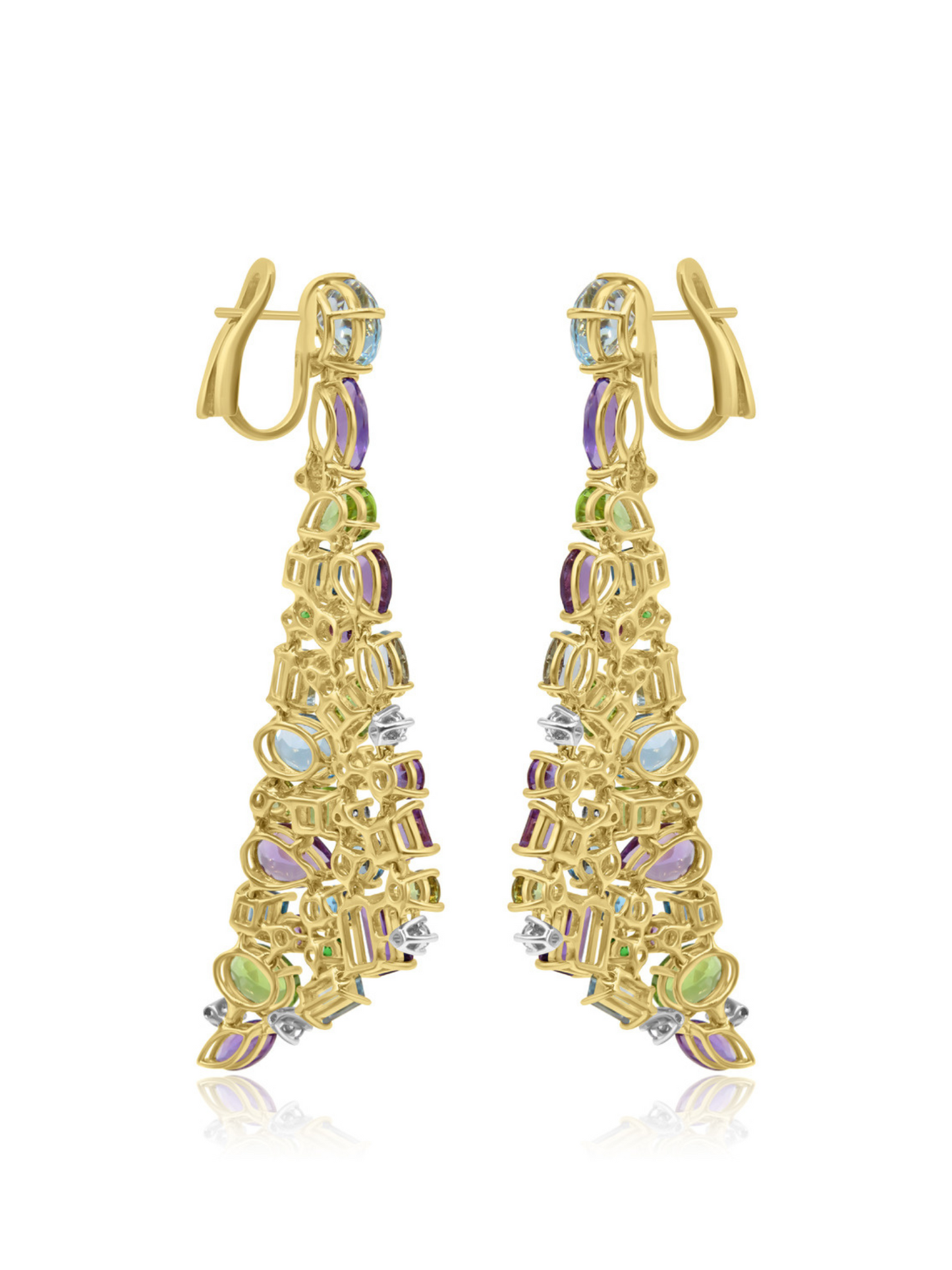 Colourful Chandelier Earrings