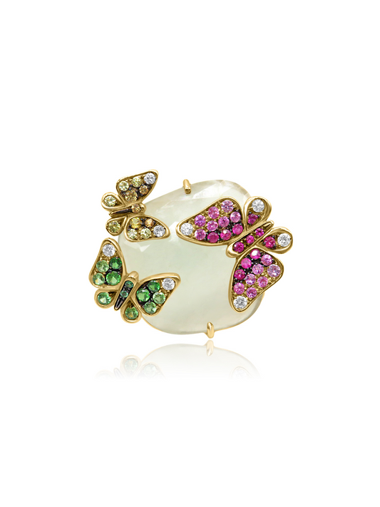 Butterflies Diamond Ring