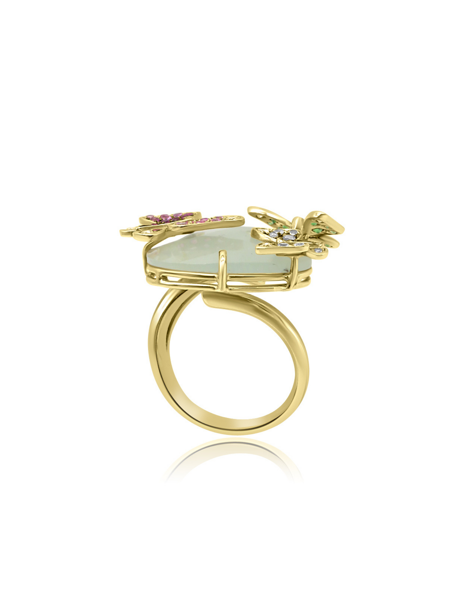 Butterflies Diamond Ring